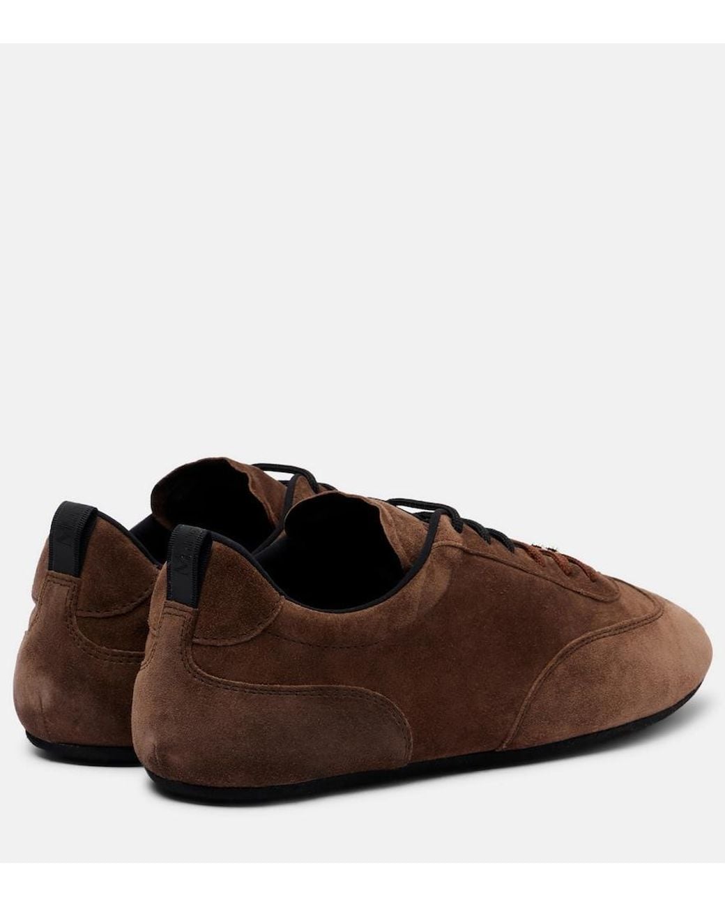 Max Mara Brown Suede Sneakers