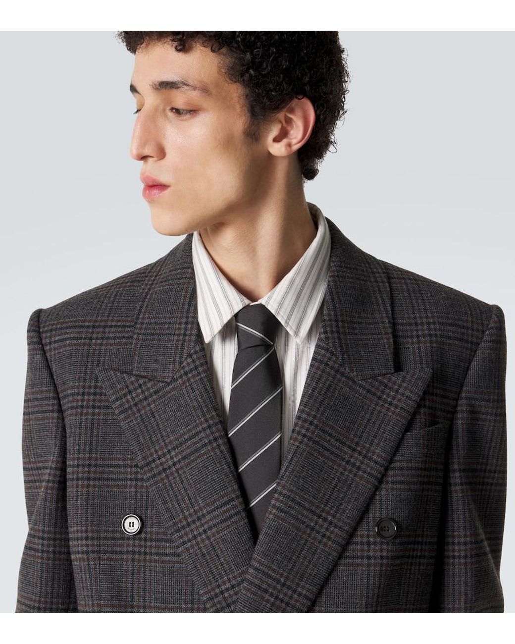 Cravatta di Saint Laurent in White da Uomo