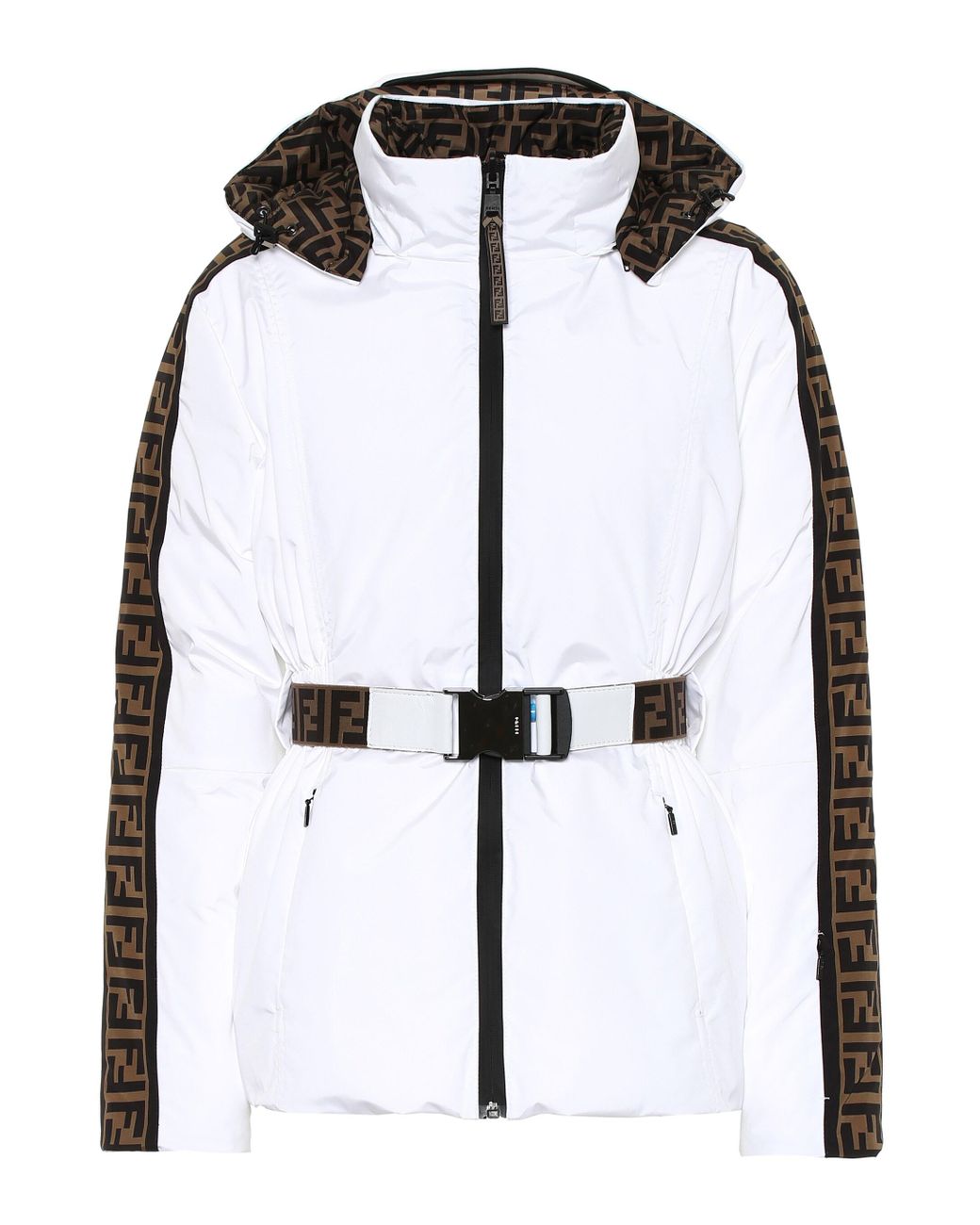 Fendi Reversible Ski Jacket in White | Lyst