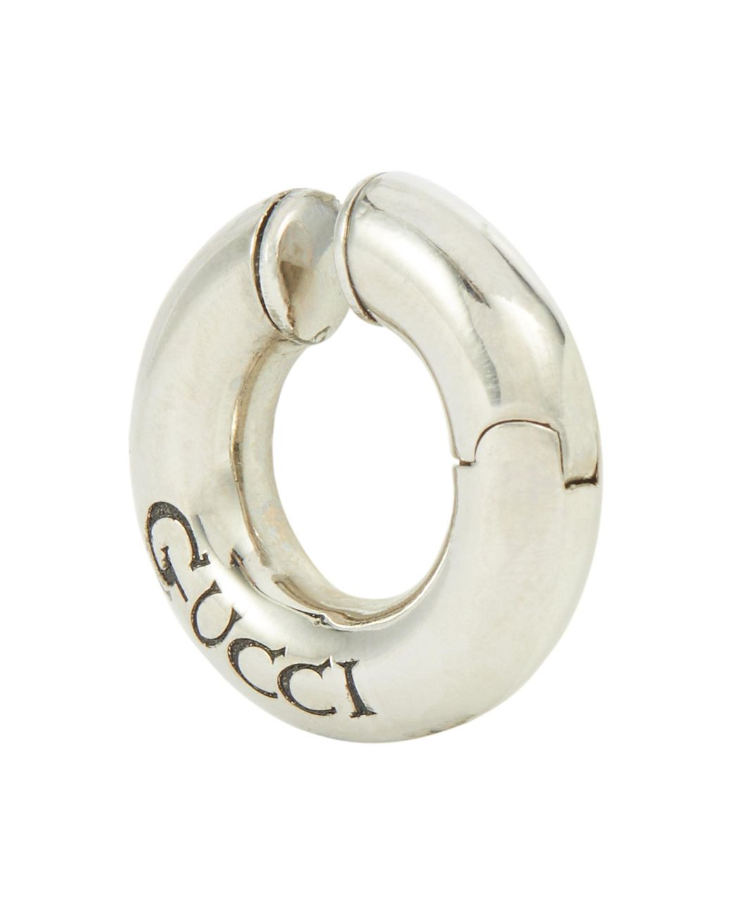 Gucci Single Logo Ear Cuffs in Metallic | Lyst Canada
