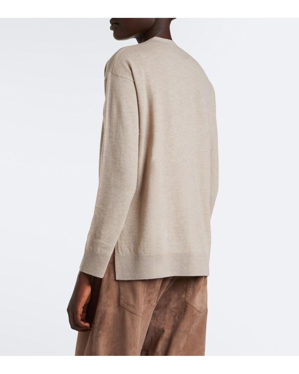 Max Mara Natural Wool Cardigan