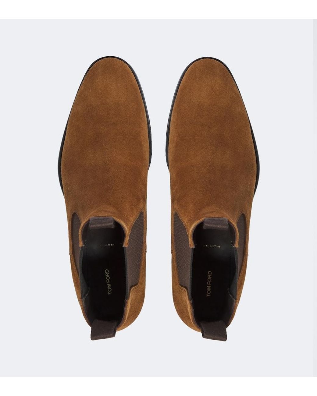 Tom Ford Brown Owen Suede Chelsea Boots for men
