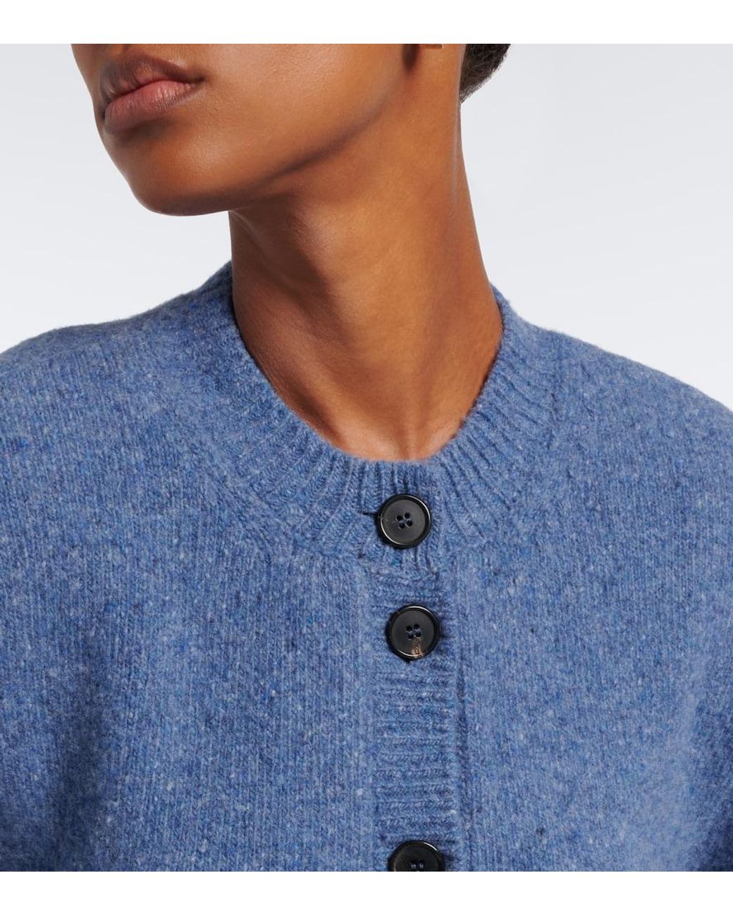Rohe Blue Wool Cardigan