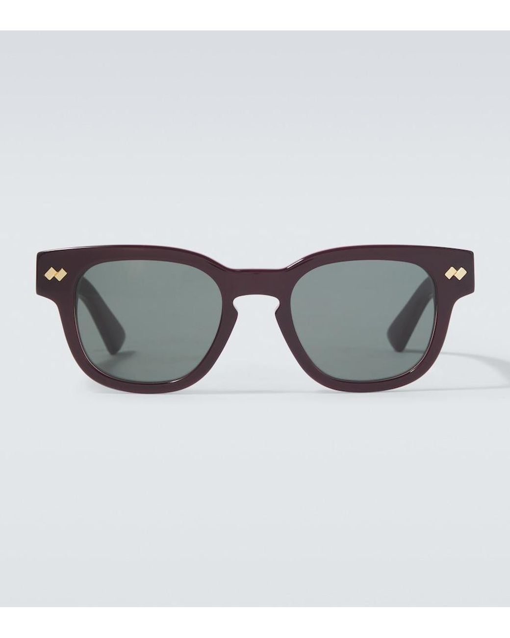 Bottega Veneta Brown Square Sunglasses for men