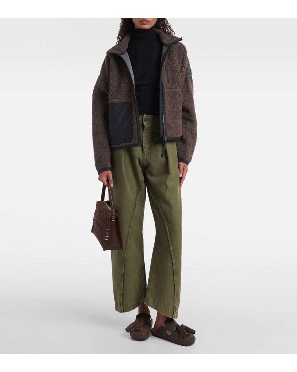 Canada Goose Brown Simcoe Wool-Blend Jacket