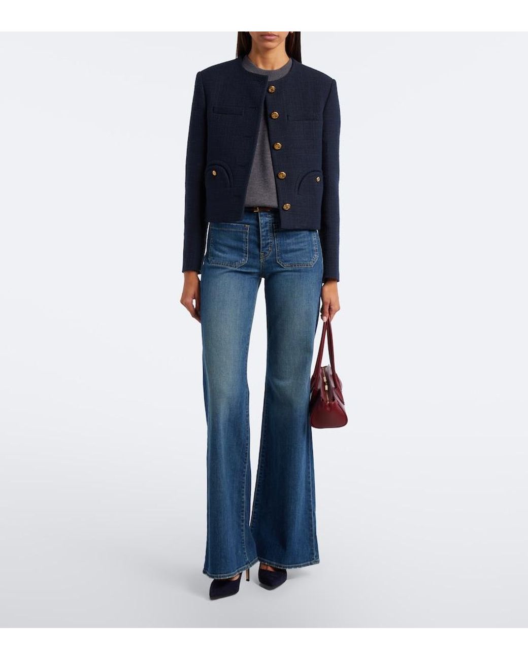 Gianvito Rossi Blue Gianvito Suede Pumps