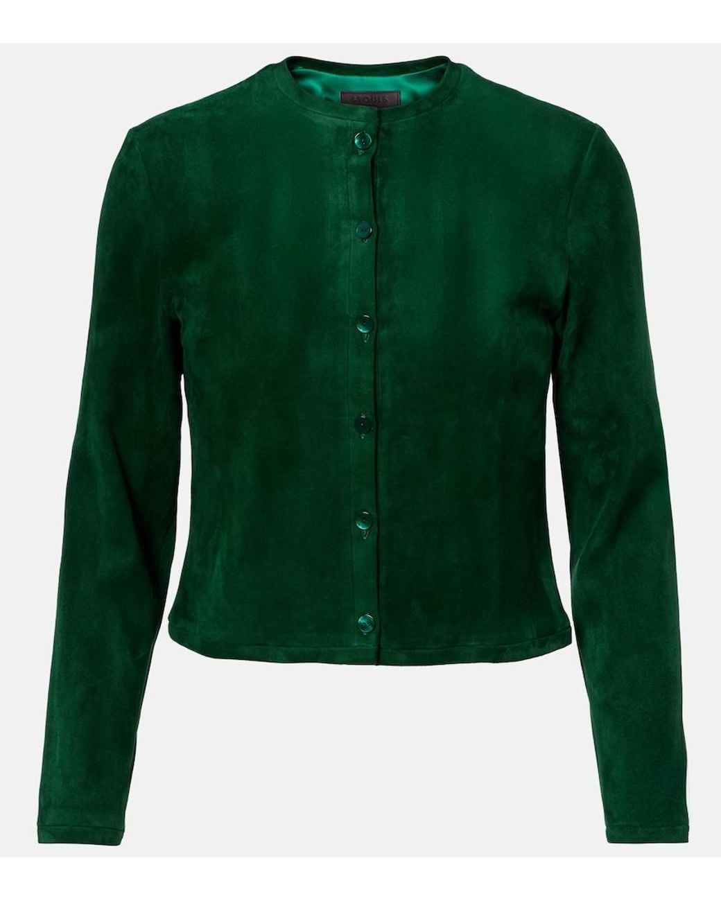 Stouls Green Astrid Suede Cardigan