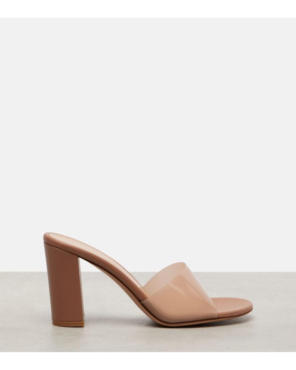 Gianvito Rossi Natural 85 Mules