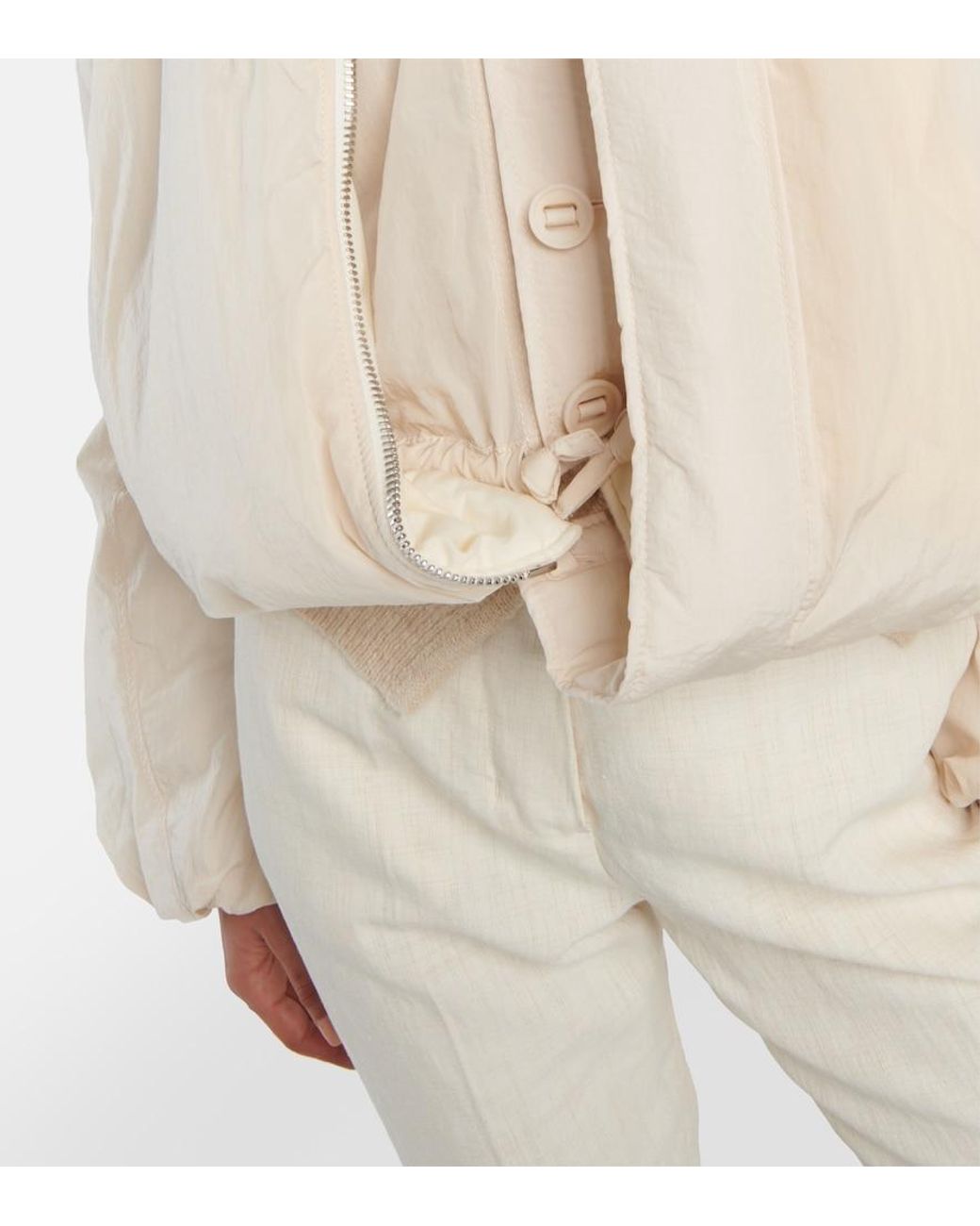 Jacquemus Natural Le Bomber Bahia Jacket