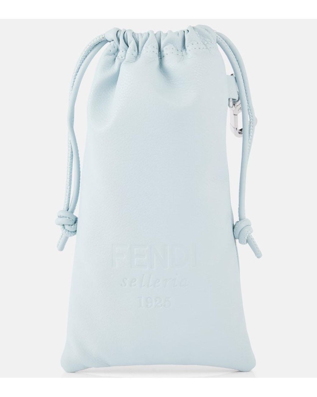 Occhiali Da Sole Rettangolari Selleria di Fendi in Blue