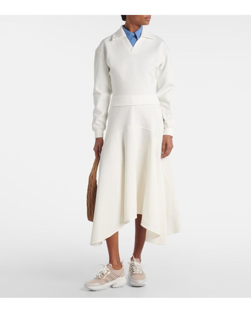 Roger Vivier White Viv' Run Embellished Platform Sneakers