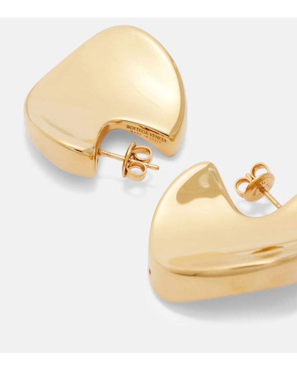 Bottega Veneta Natural Medium-Plated Sterling Earrings
