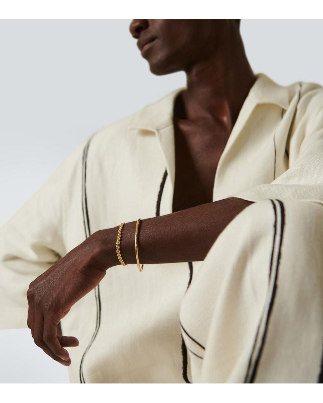 Octavia Elizabeth White 18Kt Cuff Bracelet for men