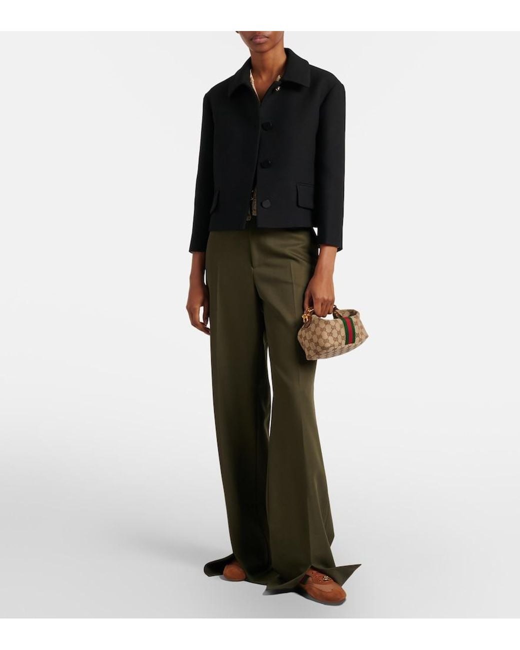 Gucci Brown J Mini Top-Handle Bag