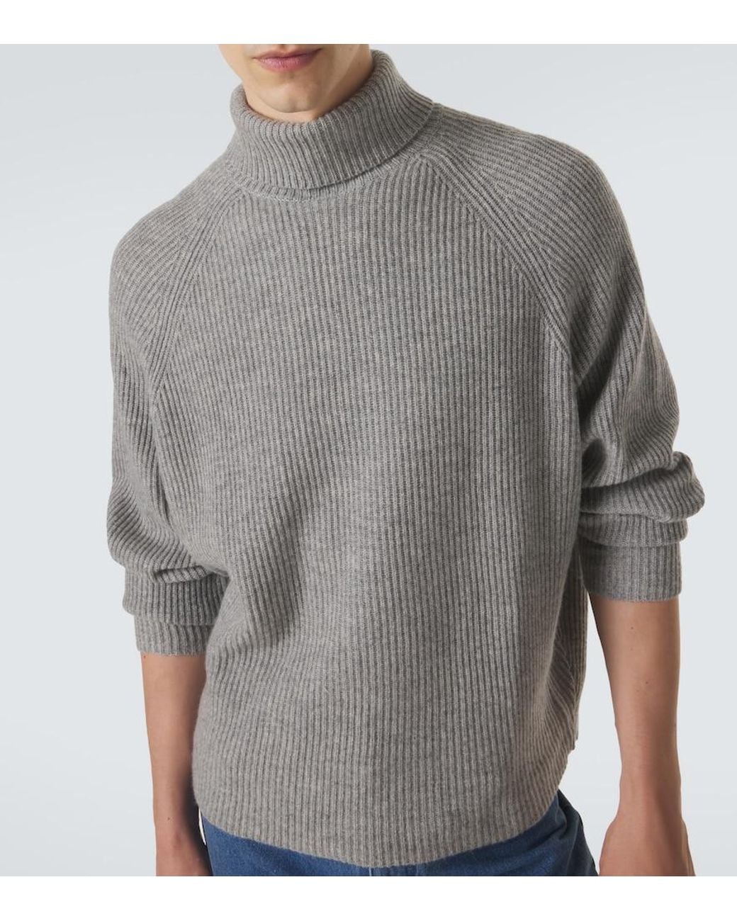 Gabriela Hearst Gray Wigman Turtleneck Sweater for men
