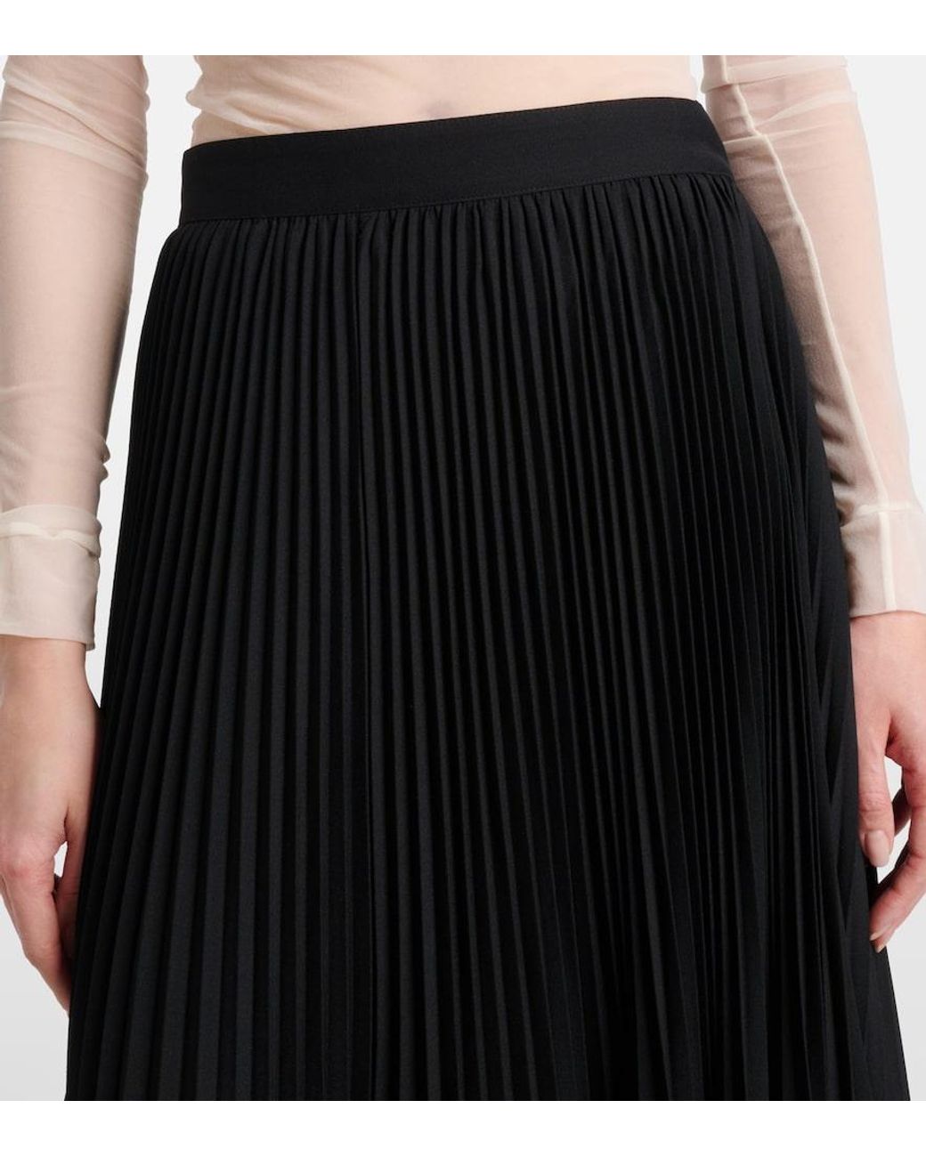 Gonna Lunga di Junya Watanabe in Black