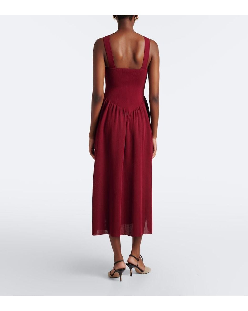 Altuzarra Purple Lollie Knitted Midi Dress