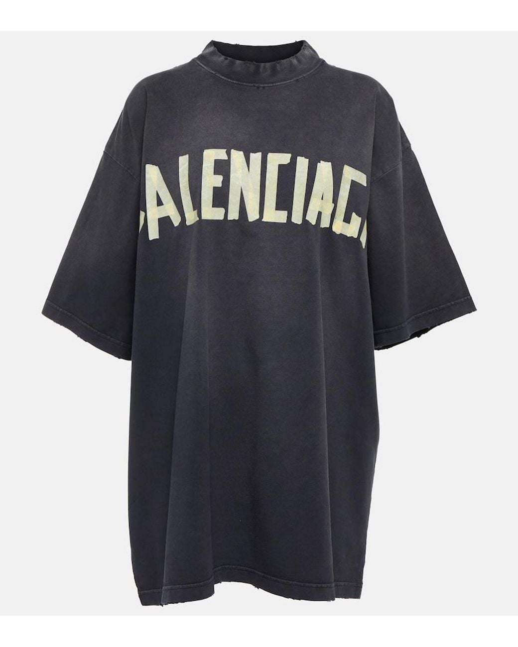 Balenciaga Black Oversized Logo T-Shirt