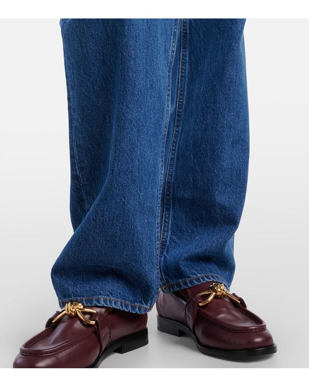 Blazé Milano Blue Paso Mid-Rise Straight Jeans