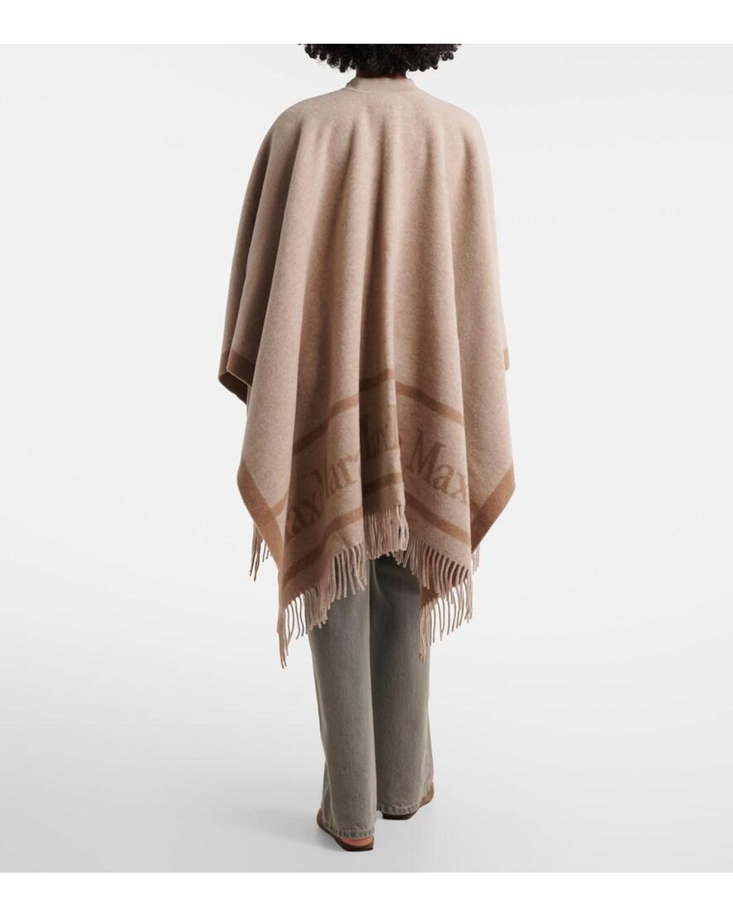 Max Mara Purple Schal Aus Wolle