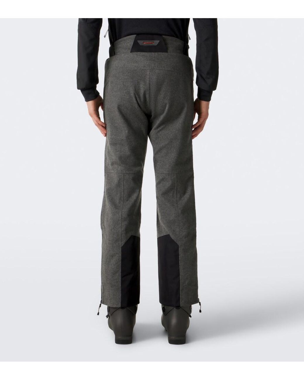 Sease Gray Indren Cashmere Straight Ski Pants for men