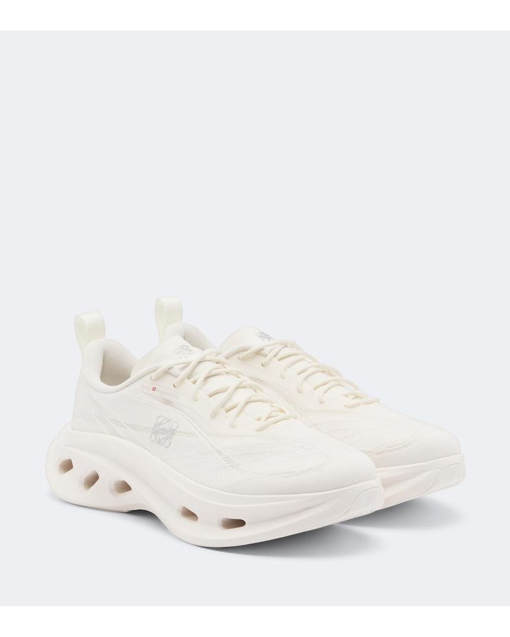 Loewe White X On Cloudtilt Cosmic Running Sneakers