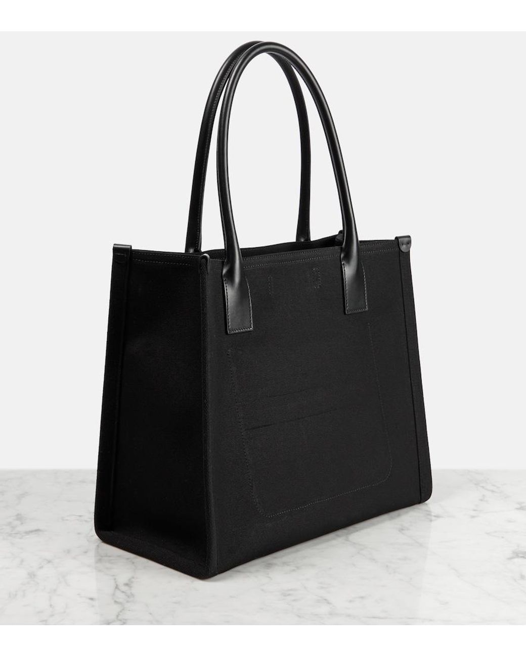Christian Louboutin Black Nastroloubi Large Canvas Tote Bag