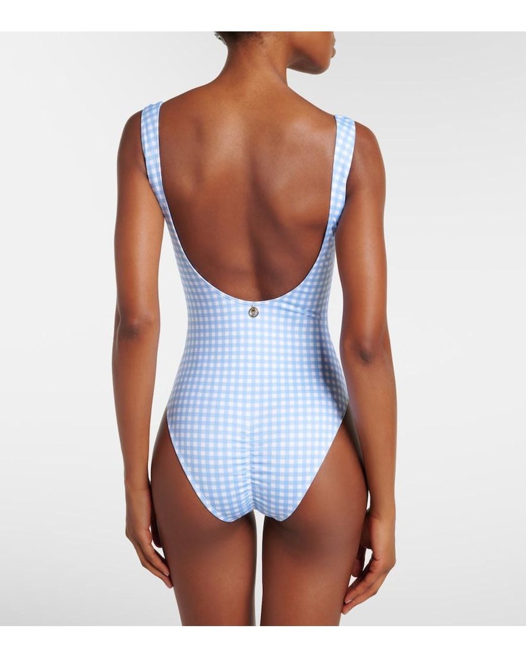 Bananhot Blue Gia Gingham Swimsuit