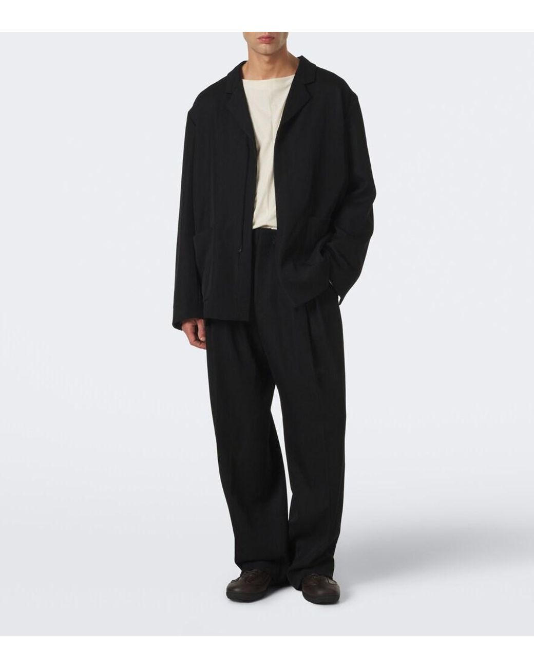 Kiko Kostadinov Black Votive Wool Blazer for men