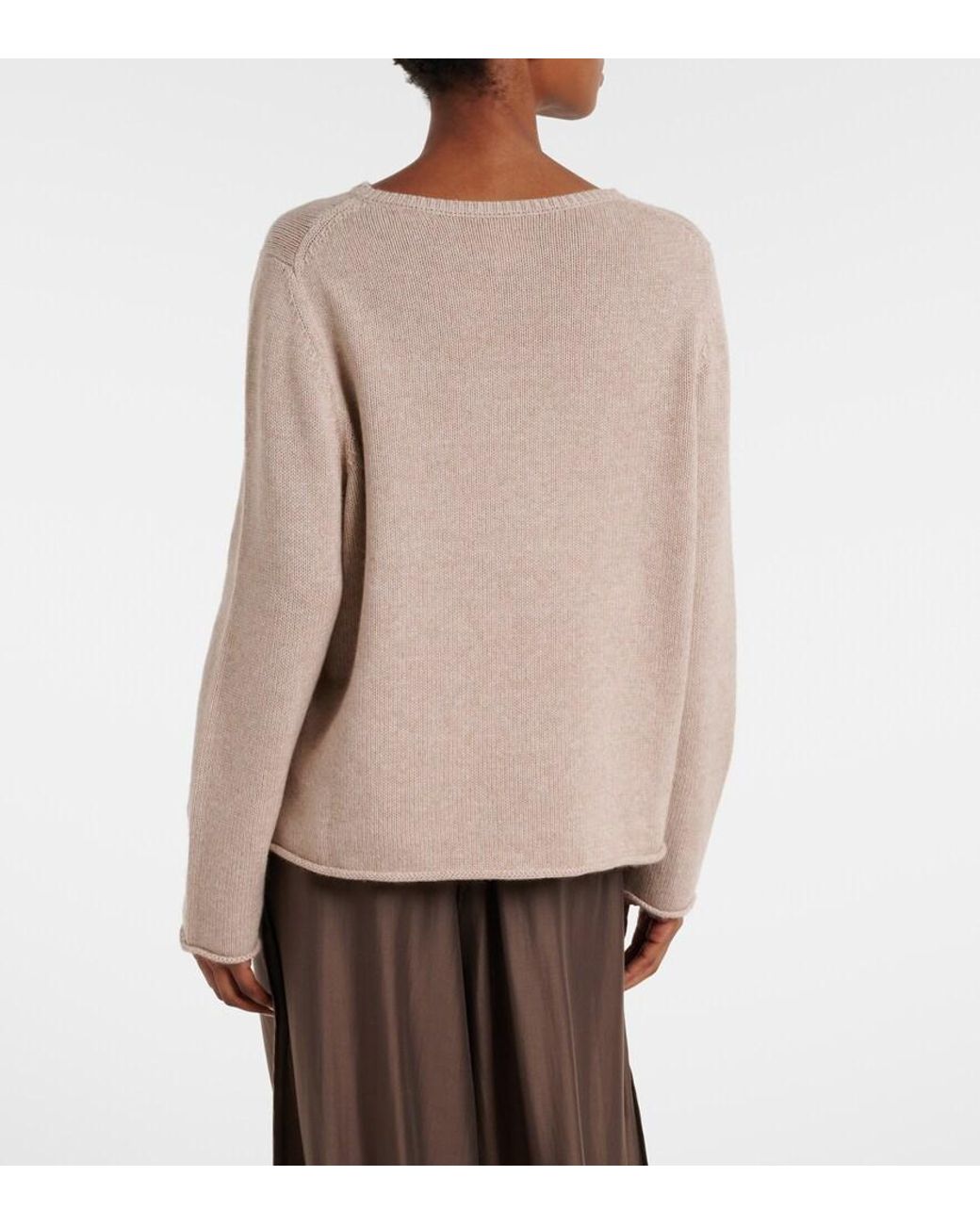 Jardin Des Orangers Natural Cotton And Cashmere Sweater