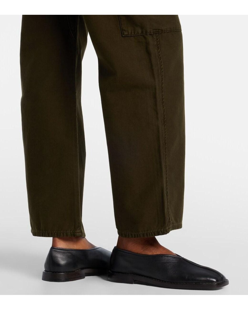 Citizens of Humanity Brown Esme Cotton Twill Cargo Pants