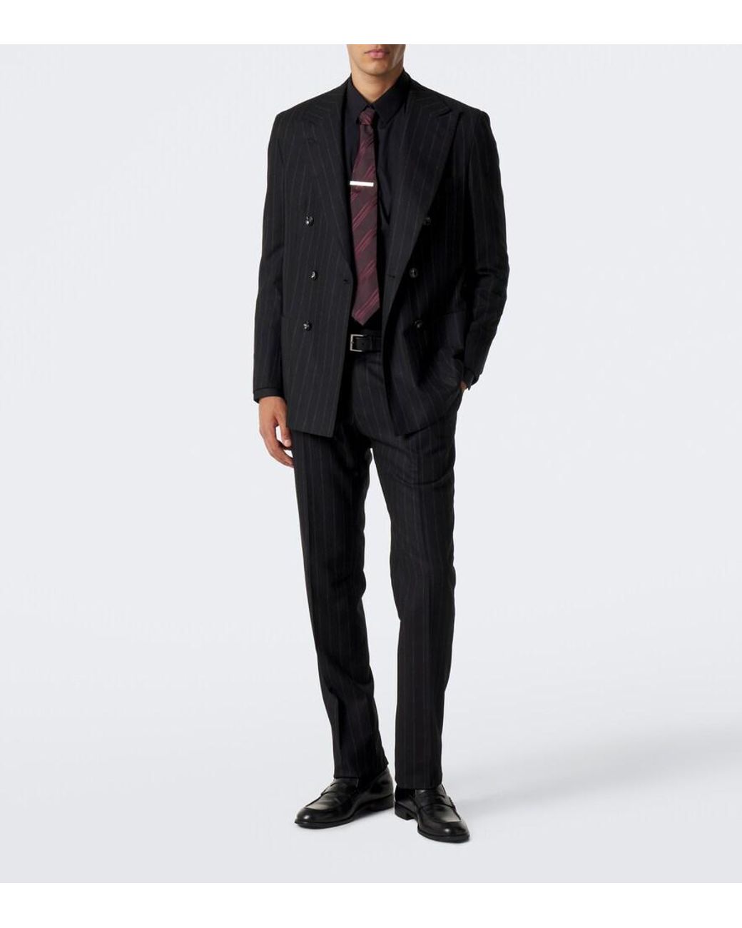 Dolce & Gabbana Blue Cotton-Blend Poplin Shirt for men