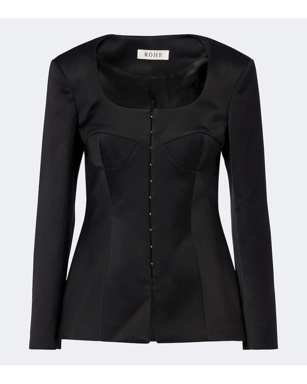 Rohe Black Satin Jacket