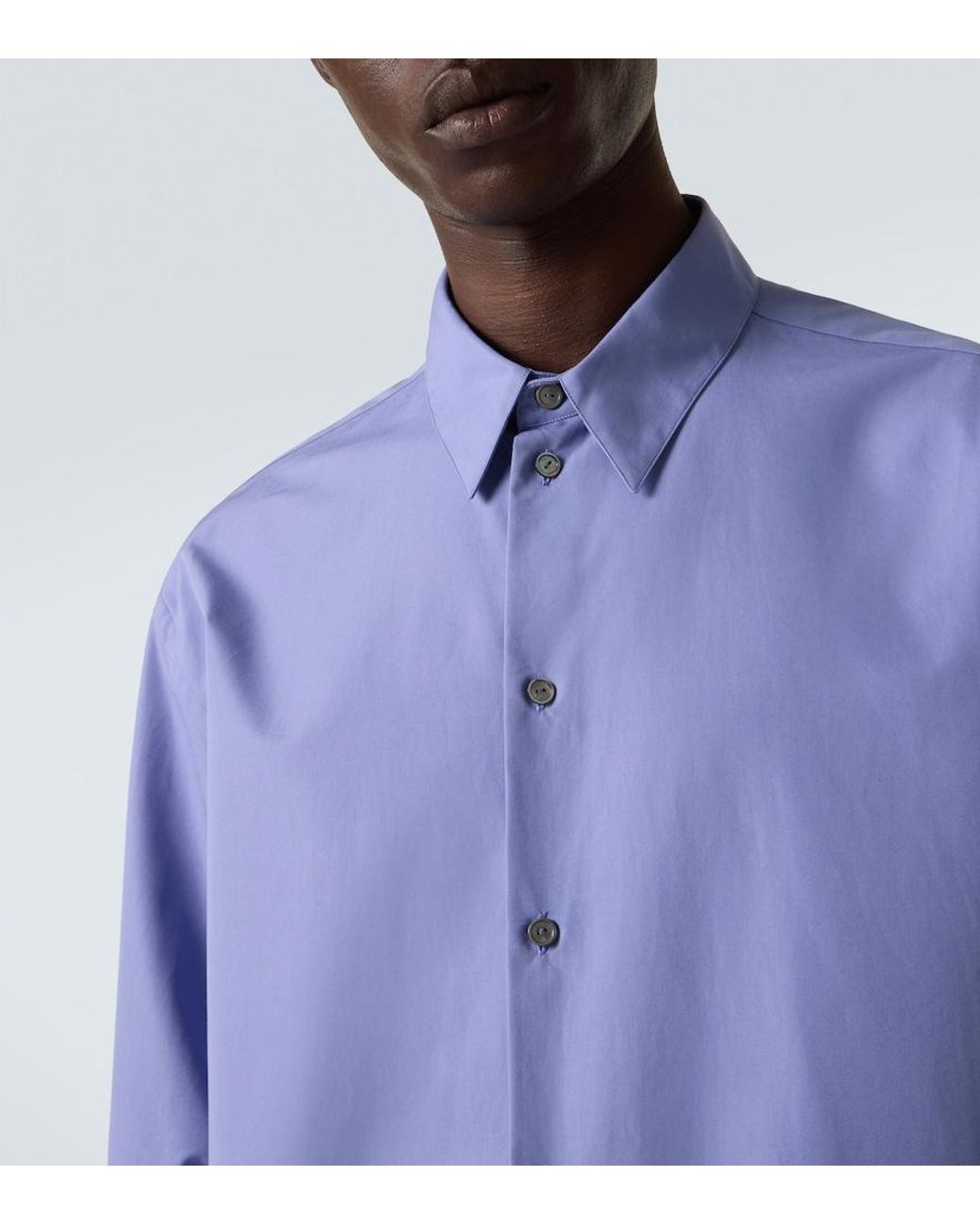 Calvin Klein Blue Axel Cotton Shirt for men