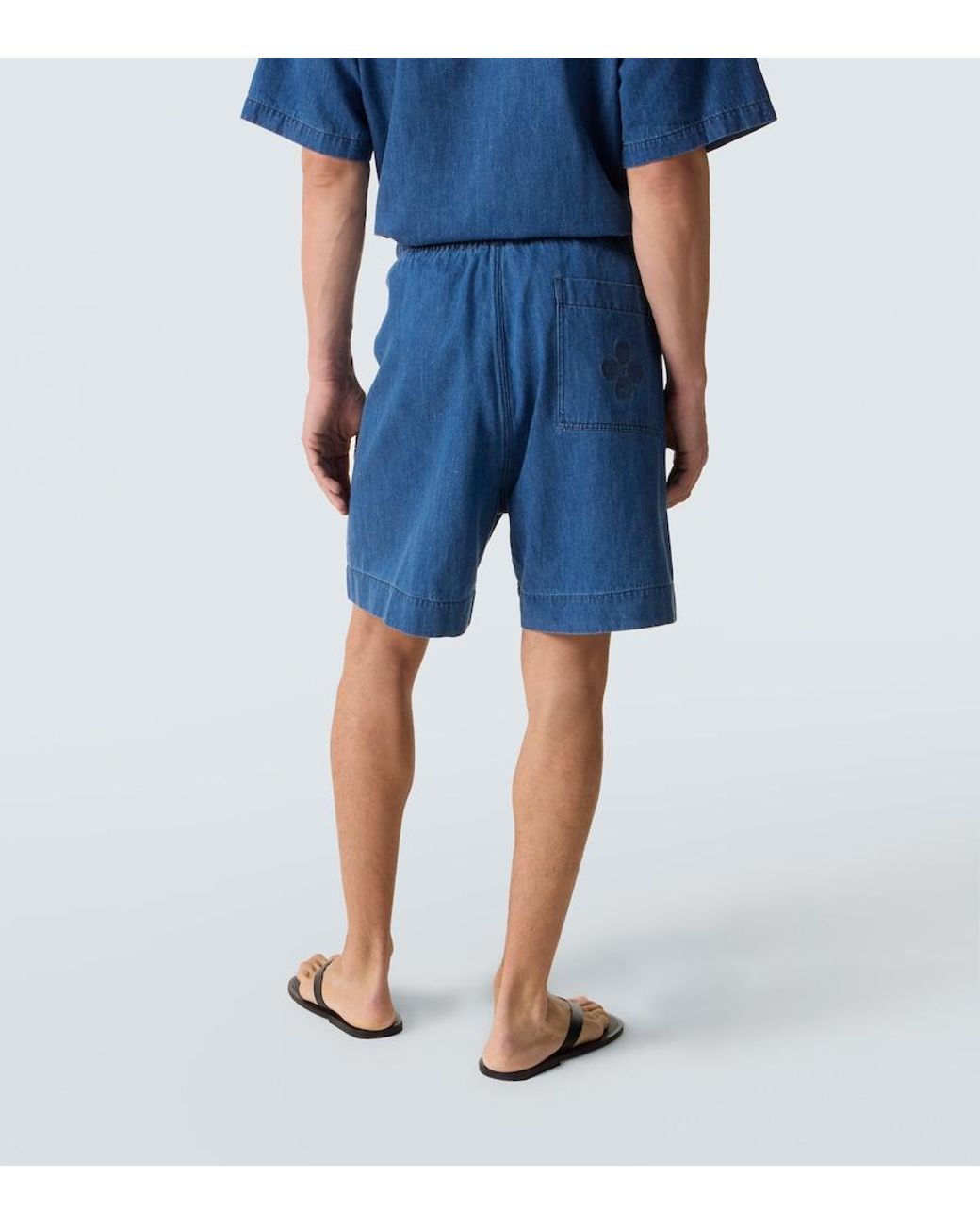 Bermuda En Jean Commas pour homme en coloris Blue