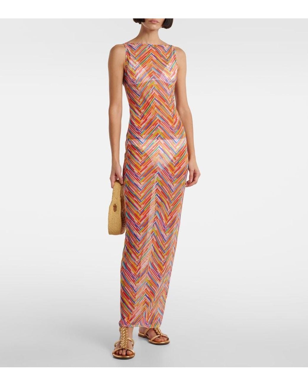 Missoni Pink Zigzag Beach Dress