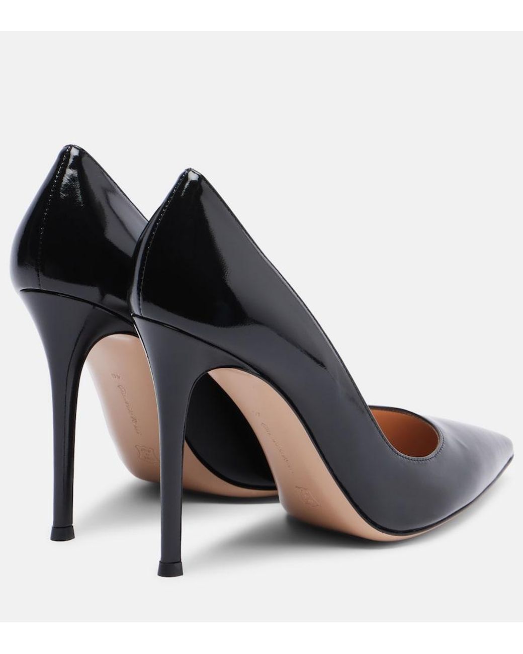 Gianvito Rossi Black Gianvito 105 Patent Leather Pumps