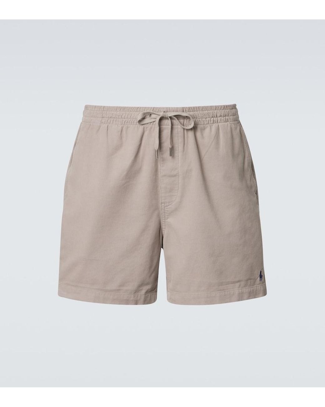 Polo Ralph Lauren Natural Cotton Corduroy Shorts for men