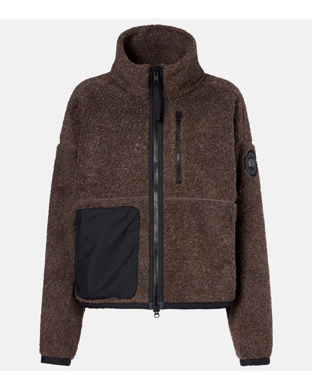 Canada Goose Brown Simcoe Wool-Blend Jacket