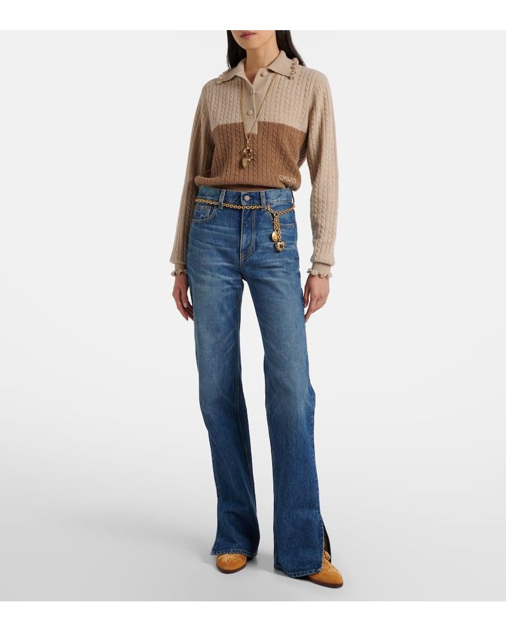 Stivaletti Susanna di Chloé in Brown