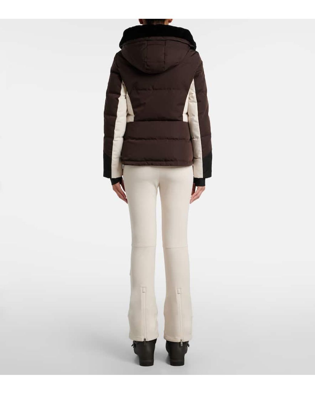 Yves Salomon Brown 64Cm Down-Filled Jacket