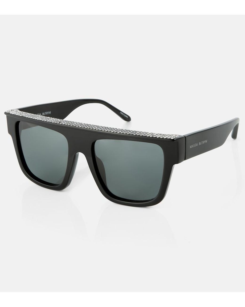 Magda Butrym Gray Square Sunglasses