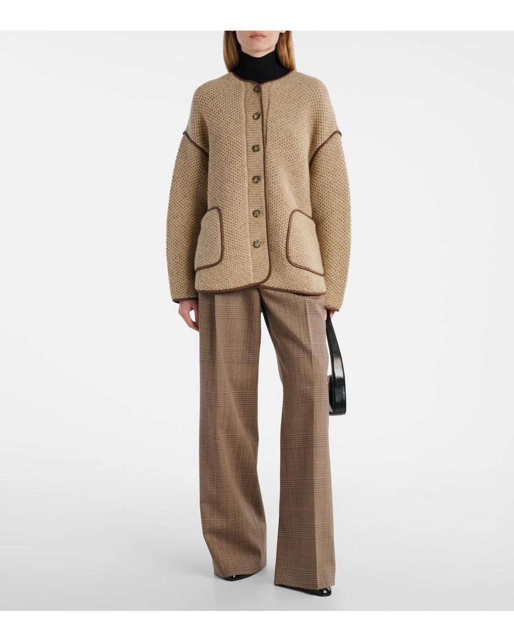 Altuzarra Natural Medrano Wool-Blend Jacket