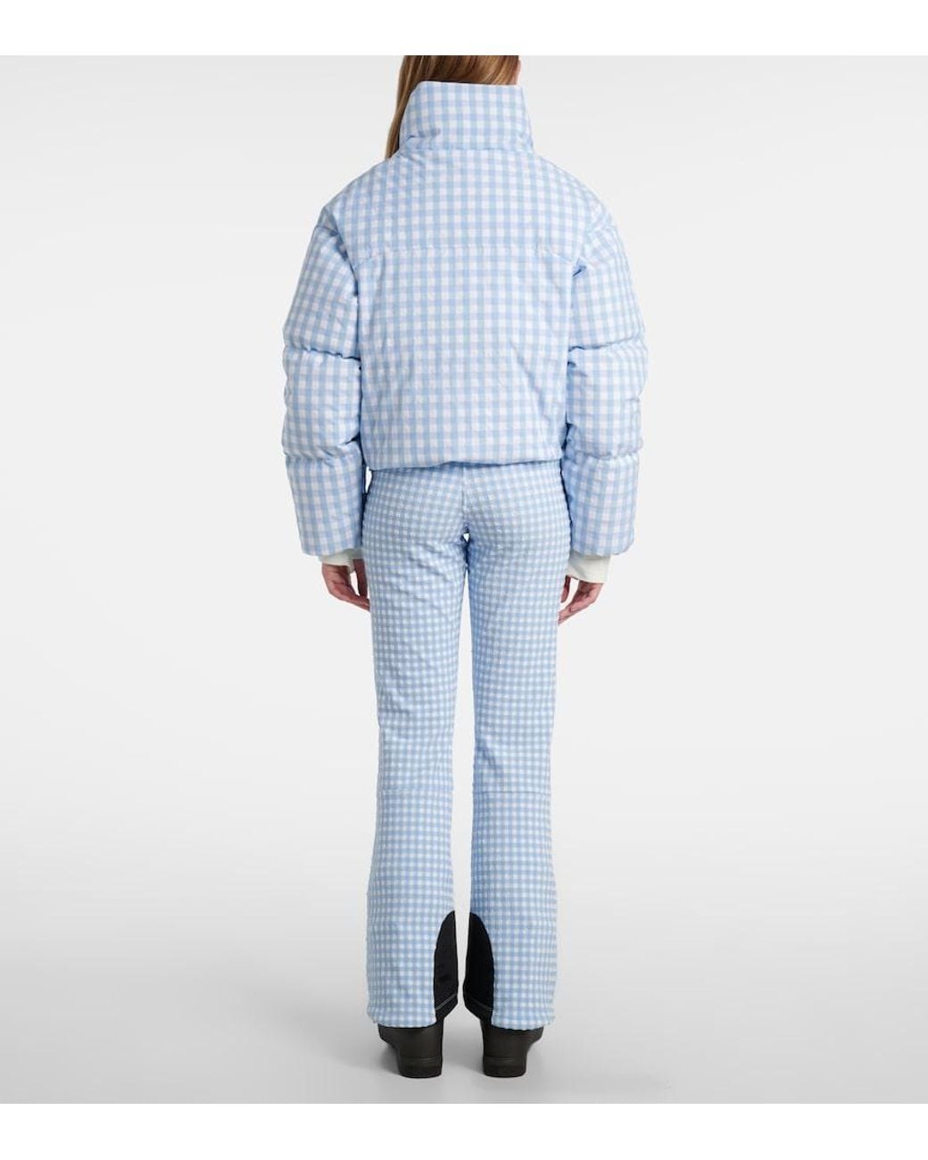 CORDOVA Blue Cortina Gingham Down Ski Jacket