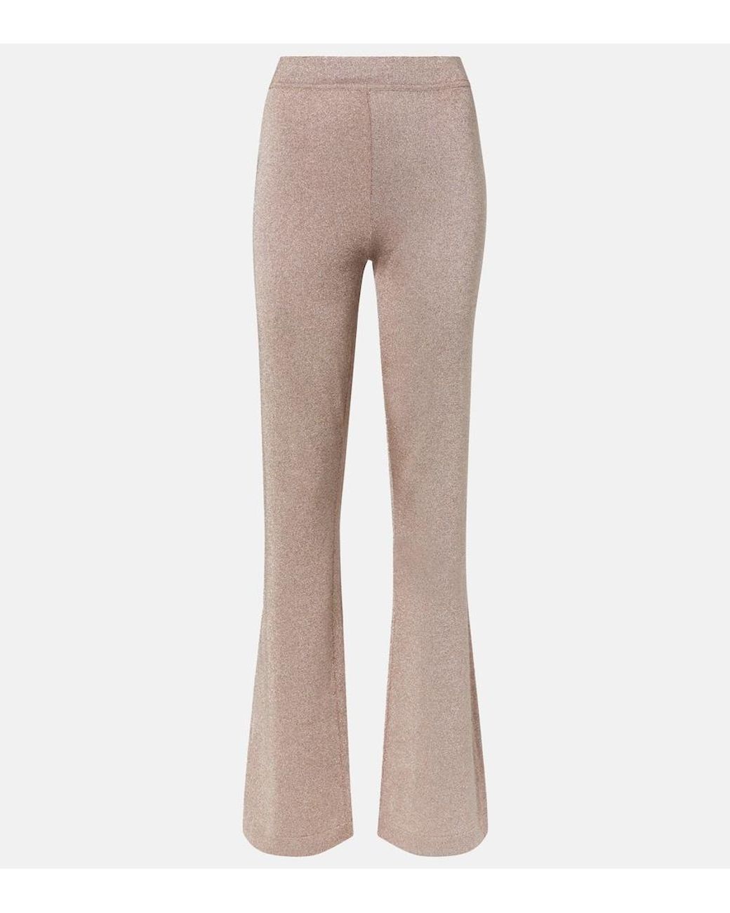 Missoni Pink Lame Flared Pants