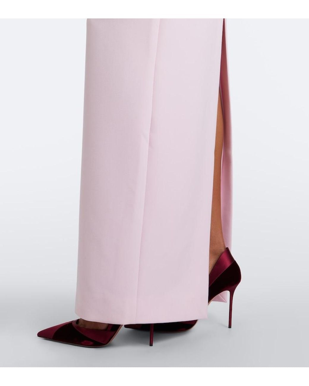 Roland Mouret Pink Crepe Gown