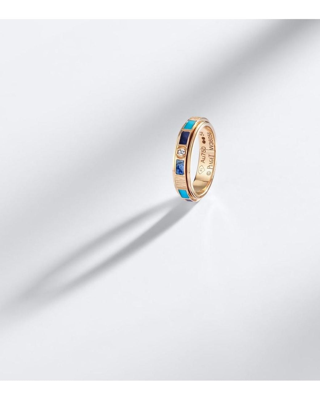 Piaget White Possession Vibrant Palace 18Kt Rose Ring With Gemstones