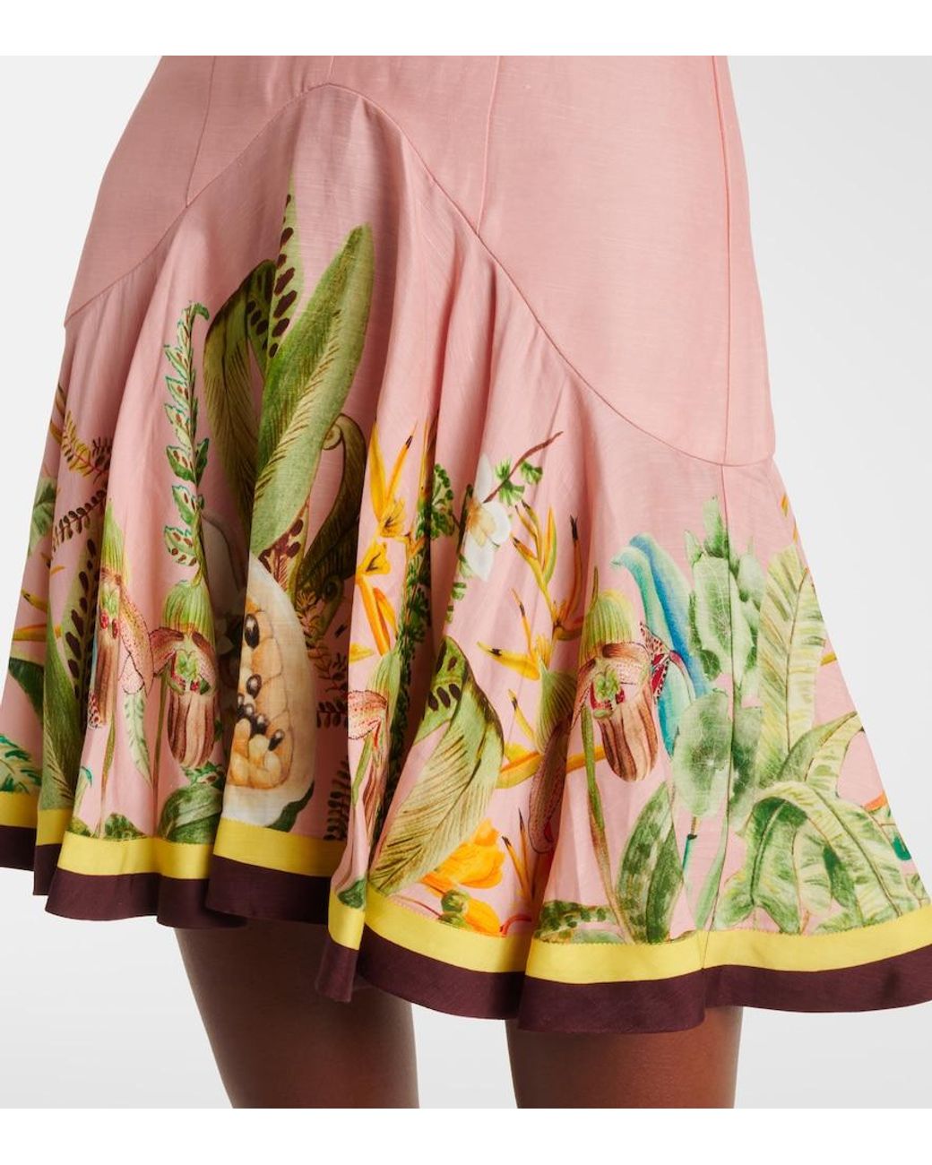 ALÉMAIS Pink Papaya Mini Dress