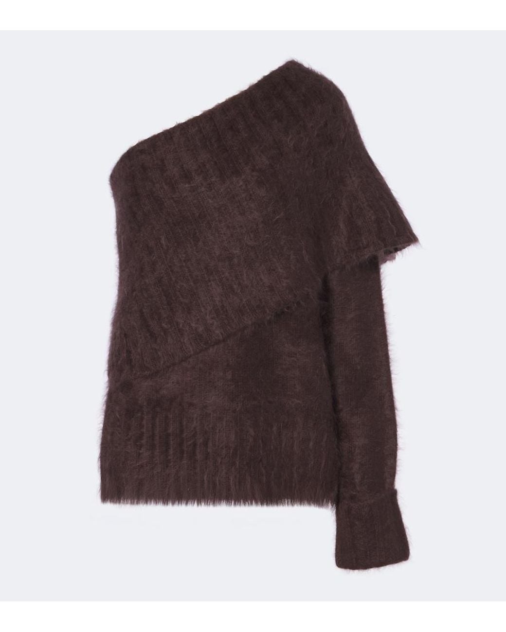 Joseph Brown Parwich One-Shoulder Cashmere Sweater