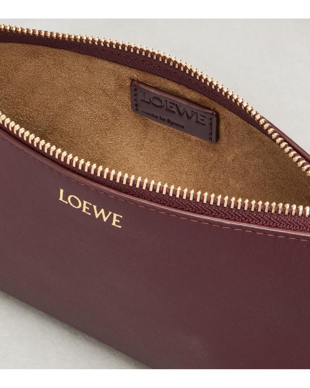 Loewe Purple Joya Leather Shoulder Bag